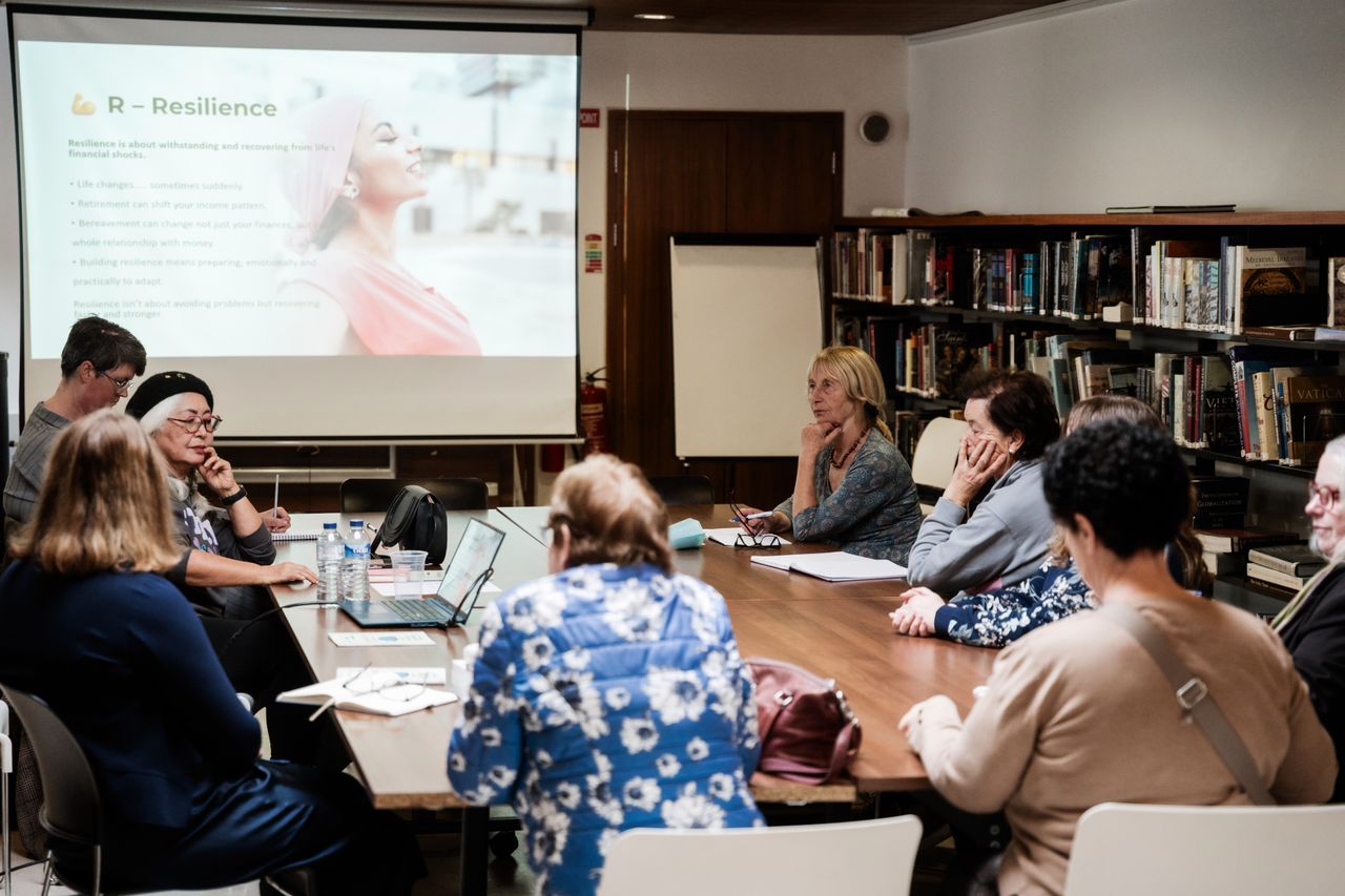 Learners attending the course